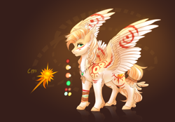 Size: 3220x2238 | Tagged: safe, artist:nightskrill, oc, oc:siarin ray, species:pegasus, species:pony, adoptable, reference sheet, solo