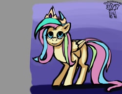 Size: 680x525 | Tagged: safe, artist:warskunk, character:fluttershy, species:pegasus, species:pony, celestia costume, cosplay, costume, female, mare, shylestia, solo