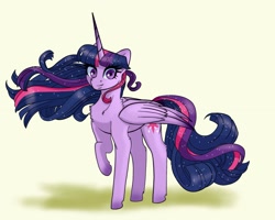 Size: 2725x2181 | Tagged: safe, artist:tillie-tmb, character:twilight sparkle, character:twilight sparkle (alicorn), species:alicorn, species:pony, episode:the last problem, g4, my little pony: friendship is magic, ethereal mane, female, princess twilight 2.0, solo