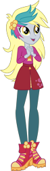 Size: 3762x12772 | Tagged: safe, artist:marcorois, character:derpy hooves, episode:let it rain, equestria girls:sunset's backstage pass, g4, my little pony: equestria girls, my little pony:equestria girls, spoiler:eqg series (season 2), boots, clothing, female, high heel boots, music festival outfit, shoes, simple background, solo, transparent background, vector, zipper