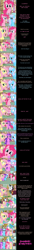 Size: 2000x14695 | Tagged: safe, artist:mlp-silver-quill, character:amethyst star, character:chancellor neighsay, character:fluttershy, character:linky, character:pinkie pie, character:princess celestia, character:shoeshine, character:sparkler, species:pony, comic:pinkie pie says goodnight, abduction, comedy, comic, cute, interns, kidnapped, looking at you, ponyville, speed lines, sweet feather sanctuary