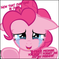 Size: 4000x4000 | Tagged: safe, artist:mrkat7214, character:pinkie pie, species:earth pony, species:pony, ..., absurd resolution, crying, cute, dawwww, dialogue, diapinkes, end of ponies, feels, female, floppy ears, looking at you, mare, open mouth, pinkie cry, pinkie promise, puppy dog eyes, sad, sadorable, simple background, smiling, smiling at you, solo, stuttering, sweet dreams fuel, talking to viewer, tears of joy, teary eyes, underhoof, vector, white background