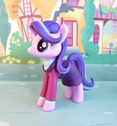 Size: 784x850 | Tagged: safe, artist:krowzivitch, character:starlight glimmer, species:pony, species:unicorn, episode:the last problem, g4, my little pony: friendship is magic, clothing, craft, female, headmare starlight, older starlight glimmer, sculpture, solo, suit, that was fast, traditional art