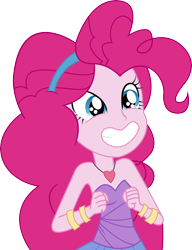 Size: 4158x5423 | Tagged: safe, artist:marcorois, character:pinkie pie, episode:twilight under the stars, g4, my little pony: equestria girls, my little pony:equestria girls, spoiler:eqg series (season 2), absurd resolution, clothing, cute, dawwww, diapinkes, female, simple background, smiling, solo, transparent background, vector