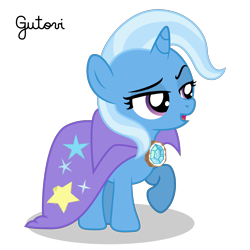 Size: 2345x2345 | Tagged: safe, artist:gutovi, character:trixie, species:pony, species:unicorn, female, filly, filly trixie, show accurate, simple background, solo, transparent background, younger