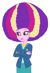 Size: 8204x11945 | Tagged: safe, artist:bigpurplemuppet99, edit, character:dean cadance, character:princess cadance, my little pony:equestria girls, afro, alternate hairstyle, vector