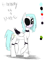 Size: 1000x1400 | Tagged: safe, artist:didun850, oc, oc only, oc:harmony, species:pegasus, species:pony, black sclera, female, mare, missing eye, pegasus oc, raised hoof, reference sheet, simple background, solo, transparent background, wings