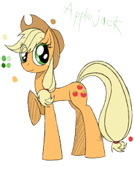 Size: 888x1150 | Tagged: safe, artist:didun850, character:applejack, species:earth pony, species:pony, clothing, eye clipping through hair, female, freckles, hat, mare, simple background, smiling, solo, transparent background