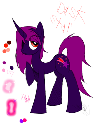 Size: 888x1150 | Tagged: safe, artist:didun850, oc, oc only, oc:dusk star, species:pony, eye clipping through hair, female, mare, raised hoof, simple background, solo, transparent background