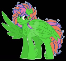 Size: 1280x1185 | Tagged: safe, artist:missmele-madness, oc, species:pegasus, species:pony, black background, deviantart watermark, male, obtrusive watermark, simple background, solo, stallion, watermark, white outline, wing hands, wings