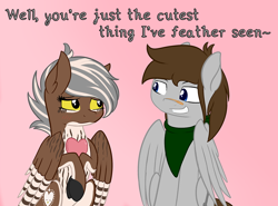 Size: 1000x738 | Tagged: safe, artist:phoenixswift, oc, oc only, oc:fuselight, oc:nocturnal flight, species:pony, ask the owl ponies, female, male, mare, stallion