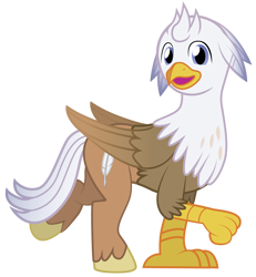 Size: 2000x2164 | Tagged: safe, artist:mlp-silver-quill, derpibooru original, oc, oc only, oc:silver quill, species:classical hippogriff, species:hippogriff, 2020 community collab, derpibooru community collaboration, high res, male, simple background, solo, transparent background, vector