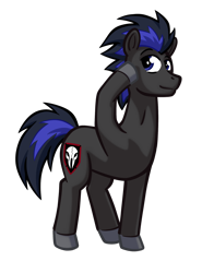 Size: 1476x1998 | Tagged: safe, artist:texasuberalles, derpibooru original, oc, oc only, oc:lt.hunter, species:earth pony, species:pony, 2020 community collab, derpibooru community collaboration, colored hooves, last man battalion, looking at you, male, salute, simple background, solo, stallion, the division, transparent background