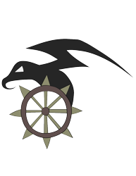 Size: 888x1150 | Tagged: safe, artist:didun850, oc, oc only, oc:clockwork crow, species:bird, species:crow, cutie mark, cutie mark only, no pony, simple background, transparent background
