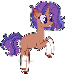 Size: 1386x1531 | Tagged: safe, artist:kurosawakuro, base used, oc, parent:spearhead, parent:twilight sparkle, species:pony, species:unicorn, colored pupils, female, mare, offspring, parents:spearlight, simple background, solo, transparent background