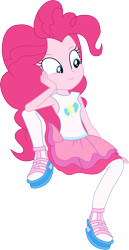 Size: 1618x3144 | Tagged: safe, artist:marcorois, character:pinkie pie, episode:pinkie sitting, g4, my little pony: equestria girls, my little pony:equestria girls, female, simple background, solo, transparent background, vector