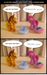 Size: 777x1240 | Tagged: safe, artist:kturtle, comic, irl, my favorite scenes, photo, toy