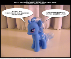 Size: 1024x846 | Tagged: safe, artist:kturtle, character:trixie, brushable, comic, irl, my favorite scenes, photo, toy