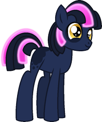 Size: 597x713 | Tagged: safe, artist:starryoak, oc, oc only, oc:galaxy gazer, parent:big macintosh, parent:twilight sparkle, parents:twimac, species:earth pony, species:pony, miracleverse, blank flank, colt, male, offspring, simple background, solo, transparent background