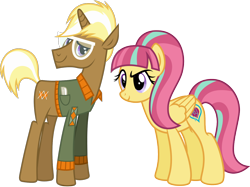Size: 1372x1026 | Tagged: safe, artist:90sigma, artist:osipush, edit, character:sour sweet, character:trenderhoof, species:pony, equestria girls ponified, female, male, ponified, shipping, sourhoof, straight