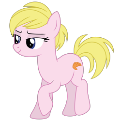 Size: 4000x4000 | Tagged: safe, artist:dragonchaser123, oc, oc only, oc:bianca, species:pony, absurd resolution, female, lidded eyes, mare, raised hoof, recolor, simple background, transparent background, vector