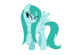 Size: 3600x2700 | Tagged: safe, artist:bluemeganium, character:spring melody, character:sprinkle medley, bedroom eyes, simple background, solo, transparent background, vector, wet mane