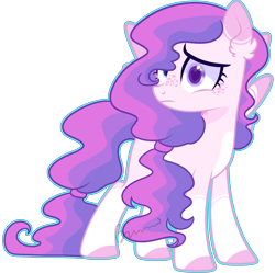 Size: 2080x2068 | Tagged: safe, artist:kurosawakuro, base used, oc, oc only, parent:cookie crumbles, parent:windy whistles, species:pegasus, species:pony, female, freckles, heterochromia, magical lesbian spawn, mare, offspring, outline, parents:windycookie, simple background, solo, transparent background