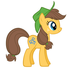Size: 1532x1460 | Tagged: safe, artist:durpy, character:applejack, character:caramel, character:toffee, clothing, color edit, hat, rule 63, simple background, solo, transparent background, vector