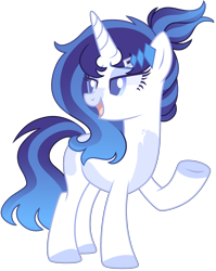 Size: 2010x2526 | Tagged: safe, artist:kurosawakuro, base used, parent:rarity, parent:shining armor, species:pony, species:unicorn, coat markings, colored pupils, female, mare, offspring, parents:rariarmor, simple background, solo, transparent background