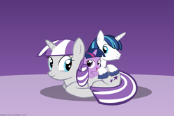 Size: 4500x3000 | Tagged: safe, artist:mrkat7214, part of a set, character:shining armor, character:twilight sparkle, character:twilight sparkle (unicorn), character:twilight velvet, species:pony, species:unicorn, brother and sister, colt, colt shining armor, cute, female, filly, filly twilight sparkle, high res, male, mare, mother and child, mother and daughter, mother and son, mother's day, ponyloaf, prone, shining adorable, siblings, smiling, trio, twiabetes, vector, velvetbetes, younger