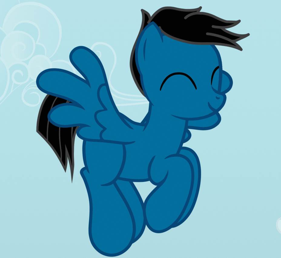 Size: 928x851 | Tagged: safe, artist:agkandphotomaker2000, oc, oc:pony video maker, species:pegasus, species:pony, animated, cloud, flying, gif, moving background, show accurate, wings