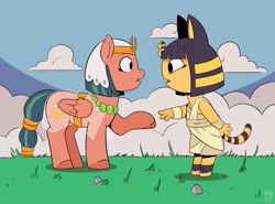 Size: 2048x1516 | Tagged: safe, artist:raph13th, character:somnambula, species:pegasus, species:pony, g4, animal crossing, ankha, colored, crossover, flat colors