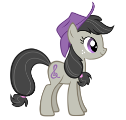 Size: 1532x1460 | Tagged: safe, artist:durpy, character:applejack, character:octavia melody, species:earth pony, species:pony, clothing, color edit, cowboy hat, cutie mark, female, hat, hooves, mare, simple background, solo, transparent background, vector