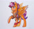 Size: 1500x1277 | Tagged: safe, artist:maytee, character:scootaloo, species:pegasus, species:pony, g4, bandana, clothing, female, jacket, mare, marker drawing, older, older scootaloo, raised hoof, scarf, simple background, solo, spread wings, three quarter view, traditional art, white background, wings