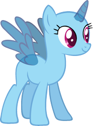 Size: 955x1293 | Tagged: safe, artist:pegasski, oc, oc only, species:alicorn, species:pony, episode:what about discord?, g4, my little pony: friendship is magic, alicorn oc, bald, base, eyelashes, horn, simple background, smiling, solo, transparent background, wings