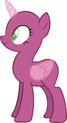 Size: 969x1787 | Tagged: safe, artist:pegasski, oc, oc only, species:alicorn, species:pony, episode:the fault in our cutie marks, g4, my little pony: friendship is magic, alicorn oc, bald, base, eyelashes, horn, simple background, smiling, solo, transparent background, wings