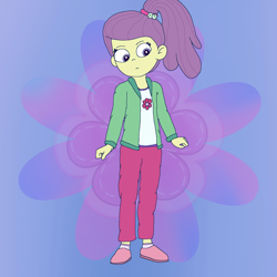 Size: 1500x1500 | Tagged: safe, artist:tahublade7, g4, my little pony: equestria girls, my little pony:equestria girls, female, lily pad (equestria girls), solo