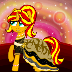 Size: 1200x1200 | Tagged: safe, artist:katya, edit, character:sunset shimmer, female, solo