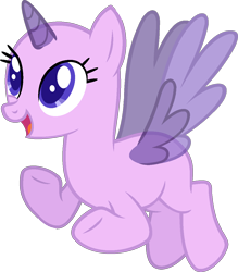 Size: 1065x1215 | Tagged: safe, artist:pegasski, oc, oc only, species:alicorn, species:pony, episode:tanks for the memories, g4, my little pony: friendship is magic, alicorn oc, bald, base, eyelashes, eyes closed, flying, grin, horn, raised hoof, simple background, smiling, solo, transparent background, two toned wings, underhoof, wings