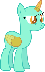 Size: 978x1547 | Tagged: safe, artist:pegasski, oc, oc only, species:alicorn, species:pony, episode:wonderbolts academy, alicorn oc, bald, base, eyelashes, horn, simple background, smiling, solo, transparent background, two toned wings, wings