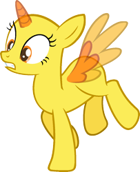 Size: 985x1213 | Tagged: safe, artist:pegasski, oc, oc only, species:alicorn, species:pony, episode:parental glideance, g4, my little pony: friendship is magic, alicorn oc, bald, base, eyelashes, frown, horn, open mouth, simple background, solo, transparent background, two toned wings, wings