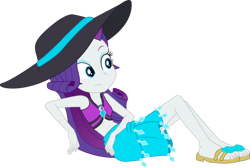 Size: 1280x862 | Tagged: safe, artist:marcorois, character:rarity, species:eqg human, equestria girls:forgotten friendship, g4, my little pony: equestria girls, my little pony:equestria girls, belly button, clothing, female, geode of shielding, magical geodes, simple background, solo, transparent background
