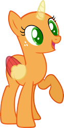 Size: 978x1956 | Tagged: safe, artist:pegasski, oc, oc only, species:alicorn, species:pony, episode:all bottled up, g4, my little pony: friendship is magic, alicorn oc, bald, base, eyelashes, freckles, horn, open mouth, raised hoof, simple background, smiling, solo, transparent background, two toned wings, wings
