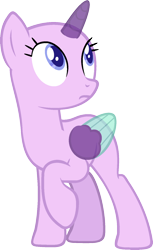 Size: 974x1594 | Tagged: safe, artist:pegasski, oc, oc only, species:alicorn, species:pony, episode:to change a changeling, g4, my little pony: friendship is magic, alicorn oc, bald, base, eyelashes, freckles, horn, looking up, open mouth, raised hoof, simple background, smiling, solo, transparent background, two toned wings, wings