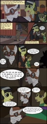Size: 1280x3376 | Tagged: safe, artist:mr100dragon100, oc, comic:new beginnings and new friends, g4, adam (frankenstein monster), boxcar, comic, dark forest au's matthew, griffin (character)