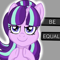 Size: 800x800 | Tagged: safe, artist:katya, character:starlight glimmer, g4, season 5, s5 starlight, this will end in communism