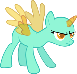 Size: 1286x1239 | Tagged: safe, artist:pegasski, oc, oc only, species:alicorn, species:pony, episode:wonderbolts academy, g4, alicorn oc, bald, base, eyelashes, frown, horn, simple background, solo, transparent background, two toned wings, wings
