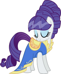 Size: 3843x4695 | Tagged: safe, artist:moonseeker, character:rarity, species:pony, episode:boast busters, g4, my little pony: friendship is magic, clothing, dress, high res, simple background, transparent background, vector