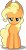 Size: 4125x7930 | Tagged: safe, alternate version, artist:mrkat7214, character:applejack, character:pinkie pie, species:earth pony, species:pony, ship:applepie, g4, absurd resolution, alternate hairstyle, applejack is not amused, applejack's hat, clothing, cowboy hat, cute, female, hat, mare, not pinkie pie, pinkiejack, shipping, simple background, solo, transparent background, unamused, vector