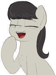 Size: 1626x2167 | Tagged: safe, artist:zippysqrl, character:octavia melody, species:earth pony, species:pony, g4, bust, chest fluff, esophagus, eyes closed, female, gullet, laughing, mawshot, open mouth, oral invitation, simple background, solo, taste buds, transparent background